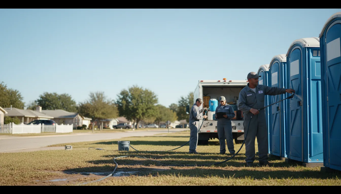 Long-Term Portable Toilet Rental in Hookerton, NC near me